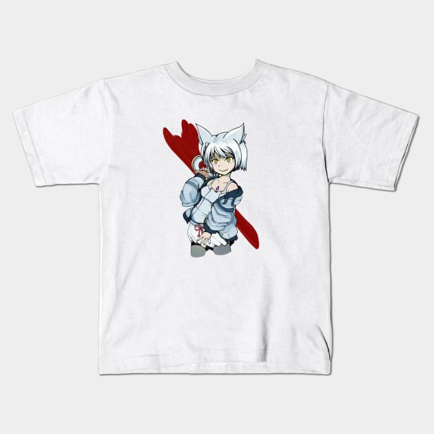 Xenoblade: Mio Kids T-Shirt by wisdomeel